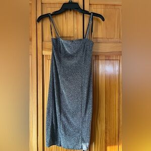 Forever 21 Glittering Silver Dress